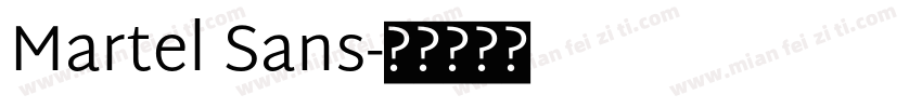 Martel Sans字体转换
